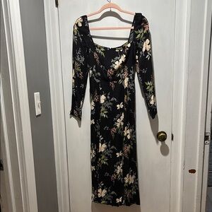REFORMATION creed floral midi dress